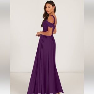 Azazie Lianne Bridesmaid Dress in Grape